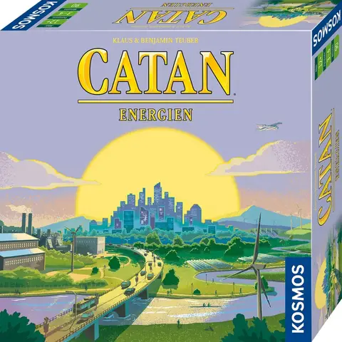 KOSMOS 684365 Catan Energies, Independent Basic Game for 3-4 People from 12 Years, Board Game Classic Settlers of Catan, Strategy Game, Board Game
