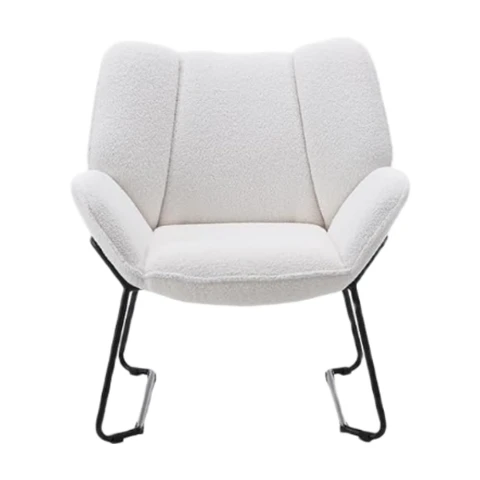 chairus Armchair for Living Room Upholstered Tub Chair Single Occasional Accent Chair with Metal Legs