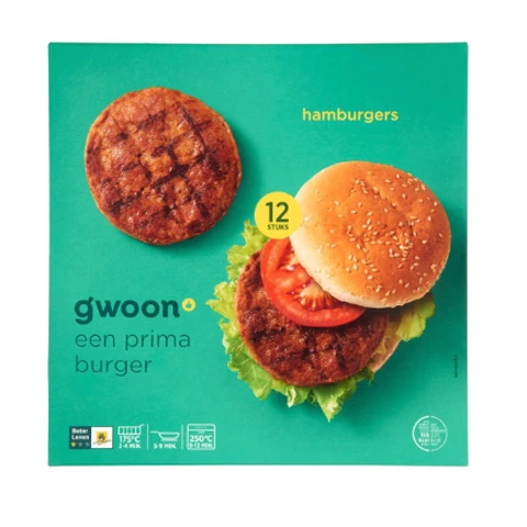 g'woon Hamburgers 12 stuks