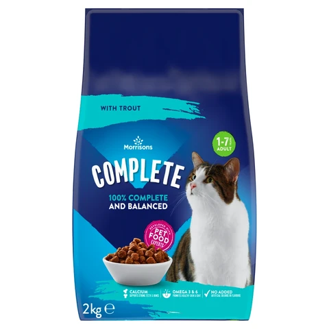 Morrisons Complete Trout Dry Cat Food 2kg