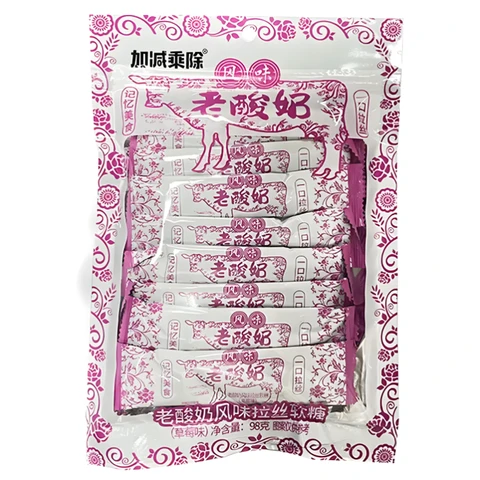 Jiajianchengchu Sauerjoghurt-Streichbonbon (Erdbeere) 98 g