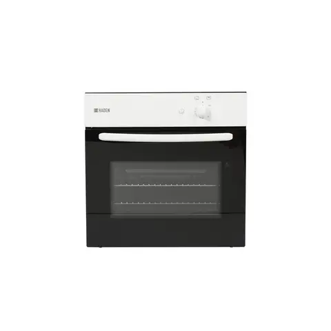 Haden HGS105W Built-In Gas Single Oven 60L - White - A Rated
