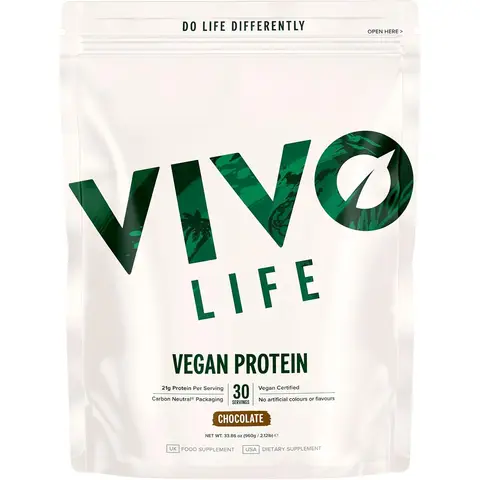 Vivo Life Perform Plant Protein Nutrition Powder Chocolate Flavour - 900g