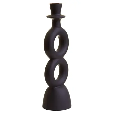 Premier Housewares Hapax großer schwarzer Kandelabrum