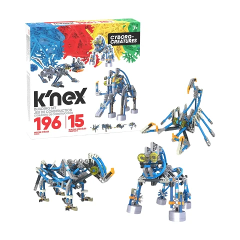 K'Nex Classics Cyborg Creatures 196 Piece/15 Model Building Set