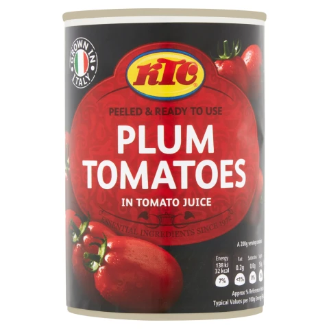 Ktc Peeled Plum Tomatoes 400G