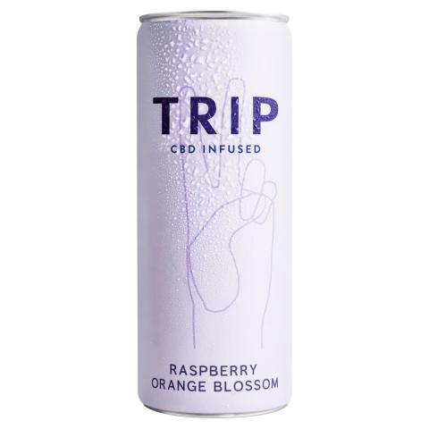 TRIP - CBD Infused Raspberry Orange Blossom Drink - 250ml
