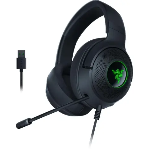 Razer Kraken V3 X USB - Wired USB Gaming Headset - Black