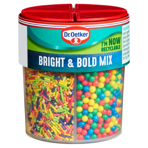 Dr. Oetker Bright & Bold Mix Sprinkles 109G