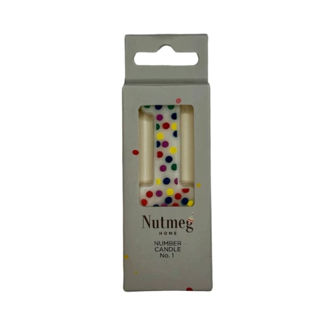 NUTMEG SPOT NUMBER CANDLE NO.1