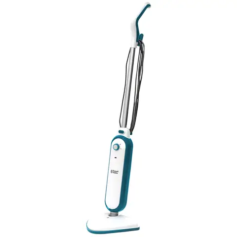 Russell Hobbs Steam & Clean Steam Mop - White/Teal, 1400W, RHSM1001-G