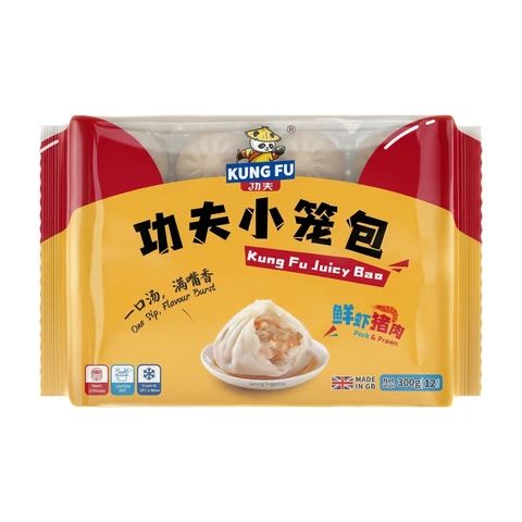 KUNGFU Juicy Bao Pork & Prawn 300g