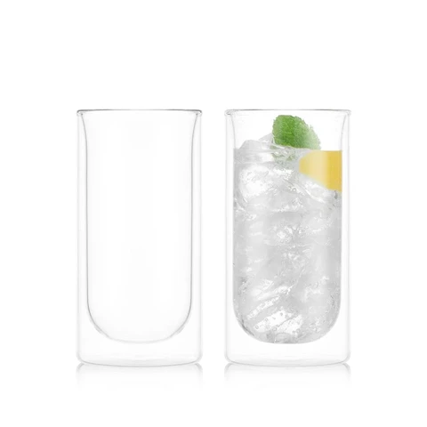 Bodum SKÅL Double Wall Glasses - Set of 2 - 280ml - Gin & Tonic Tumbler