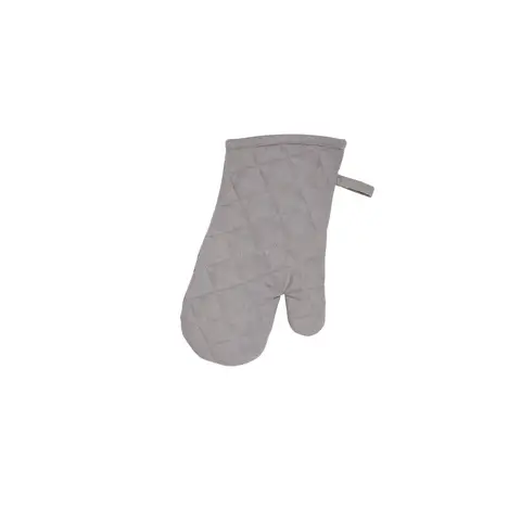 Dexam Single Oven Glove Love Colour 100% Cotton Slate Grey