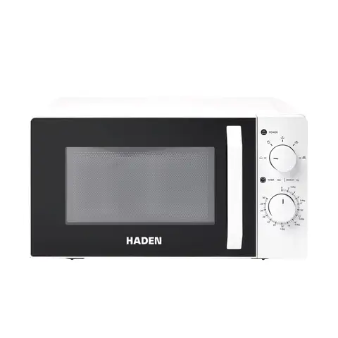 Haden Microwave - 17L, 700W, White, Easy Clean, Manual Controls, Compact, Silent End Signal, Easy To Use 