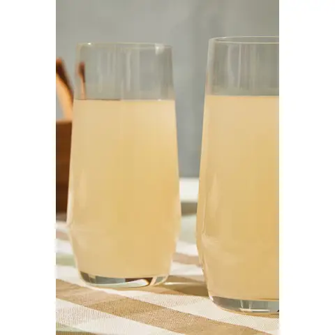 Maison by Premier Versatile Set of 4 Lead Free Crystal High Ball Glasses, Modern Design Small Tumblers, Sleek Tumblers