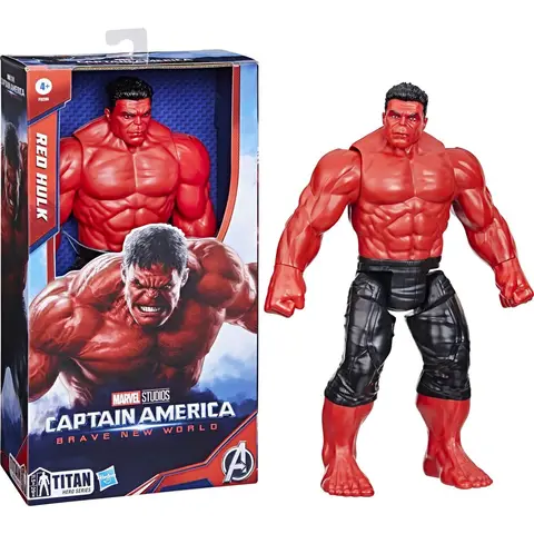 Hasbro Marvel Captain America Red Hulk actiefiguur - 30 cm, rood
