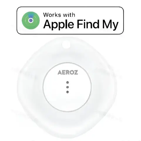 Aeroz Find My Tag, wit