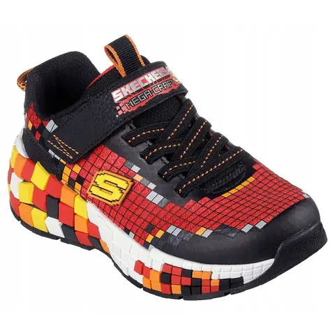 Skechers kinder Mega-Craft 3.0 sneakers - schwarz-rot, größe 30