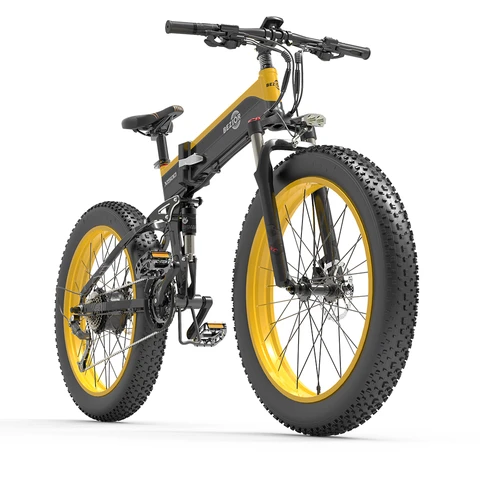 BEZIOR X1500 Adult Electric Bicycle1500W Motor Electric Bike 48V12.8AH Battery E-bike 26 Inch Fat Tires E-Mountain Bike BEZIO