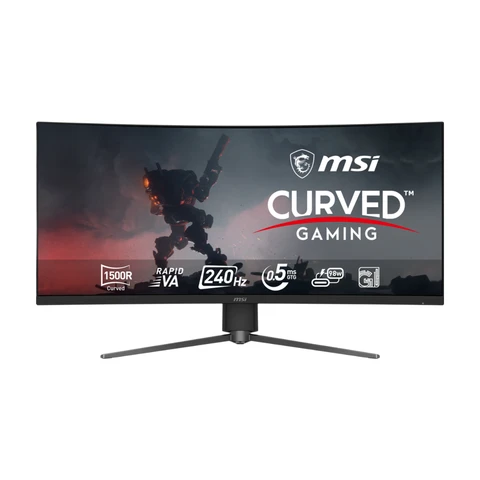 MSI MPG 346CQRF X24 34" Gaming Monitor | UWQHD | 240 Refresh Rate | 0.5ms Response Time | Rapid VA | Adaptive Sync | Curved Design