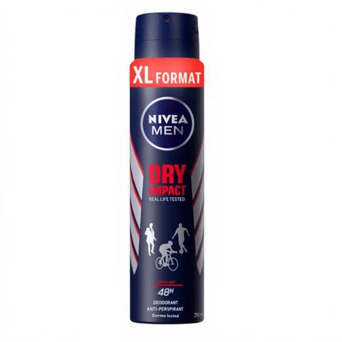 Nivea Deospray Heren - Dry Impact 250 ml