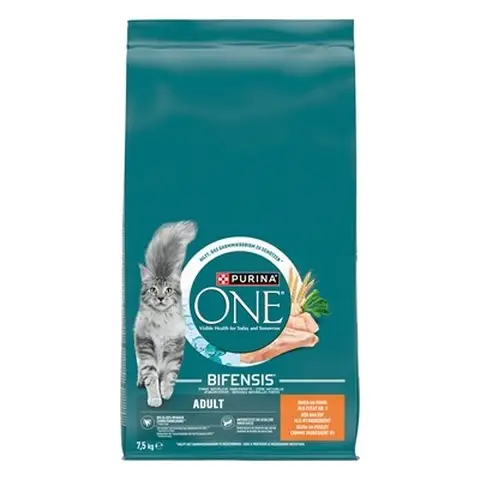 Purina One Croquettes au poulet et céréales pour chat adulte - 7,5 kg 