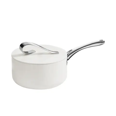 VELOSAN Free Ribbon Series - 18cm Cast Aluminium Sauce Pan with Lid