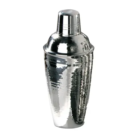 Maison by Premier 500ml Cocktail Shaker With Hammered Effect, Stainless Steel Shaker With Textured Finish, Ideal For Mixing