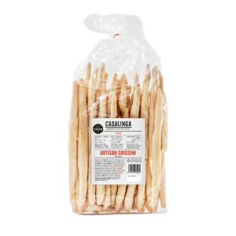 Casalinga Grissini "Torinesi" , Italian Artisan Breadsticks 200g