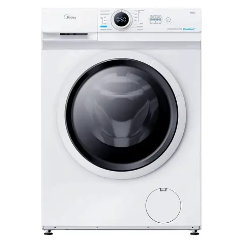 Midea Waschmaschine 8kg Dampfpﬂege 1400 U/min [Energieklasse A] 8 kg 15min & 45min Schnellwäsche Vorwäsche 48 cm Slim Design