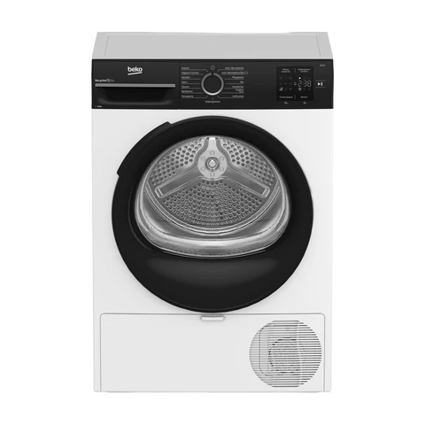 Beko Kondenstrockner mit Wärmepumpentechnologie, NX Design, Multifunktionsdisplay mit bis zu 24 h Startzeitvorwahl, vollelektronisch, elektronische Feuchtemessung, Edelstahltrommel, 10 kg, EEK:A++, neue EEK "D"