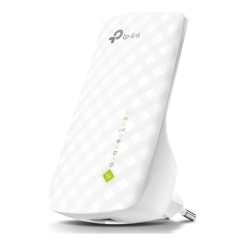 TP-Link RE200 WLAN-Repeater (433Mbit/s 5GHz, 185Mbit/s 2,4GHz Dual-WLAN AC+N, WLAN-Verstärker, LAN-Port, App-Steuerung, kompatibel mit allen WLAN-Geräten) – Weiß