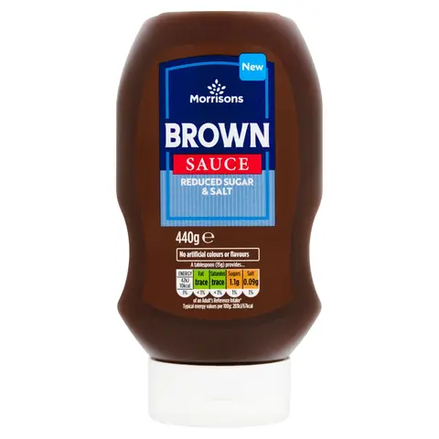 Morrisons Reduced Salt And Sugar Brown Sauce 440g