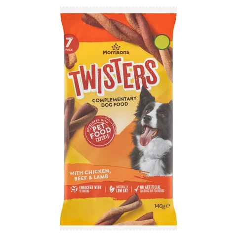 Morrisons 7 Twisters with Chicken, Beef & Lamb 140g