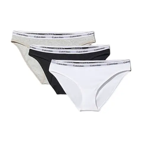 BIKINI 3PK. MPI 2 Black / 1 Grey Heather / 2 White Women M