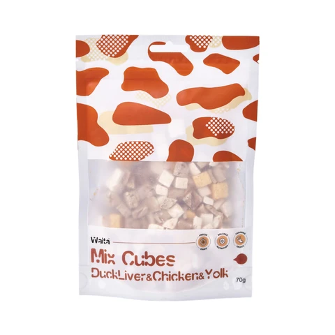 Waita Freeze Dried Mix Cubes Duck Liver & Chicken & Yolk 70g