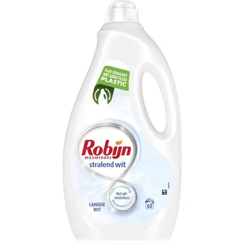 ROBIJN Flüssigwaschmittel Weiß 60 Waschgänge 3L