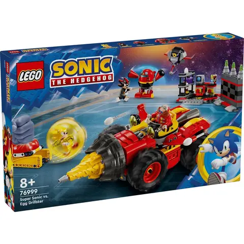 LEGO Sonic the Hedgehog Super Sonic vs Egg Drillster bouwset - 76999, 7 personages