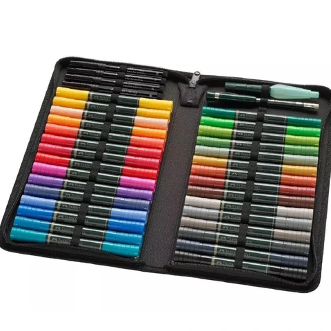 FABER-CASTELL Trousse zippée de 30 Marqueurs Aquarelle Albrecht Dürer
