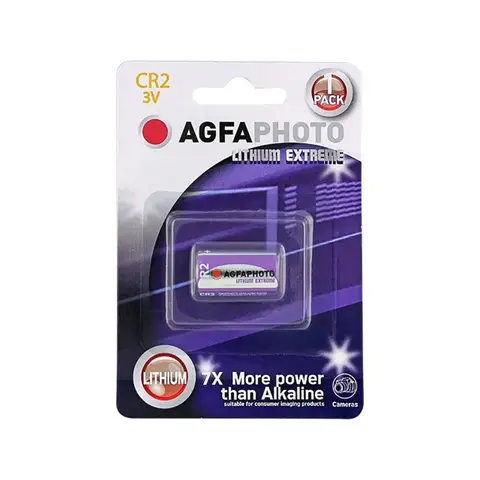 AGFAPHOTO Lithium-Batterie, CR2, 3V Extreme, Retail-Blister (1er-Pack)