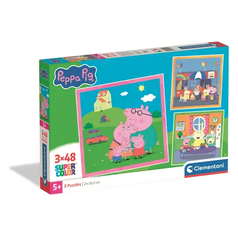 Peppa Pig 3 x 48 Piece Jigsaw Puzzles