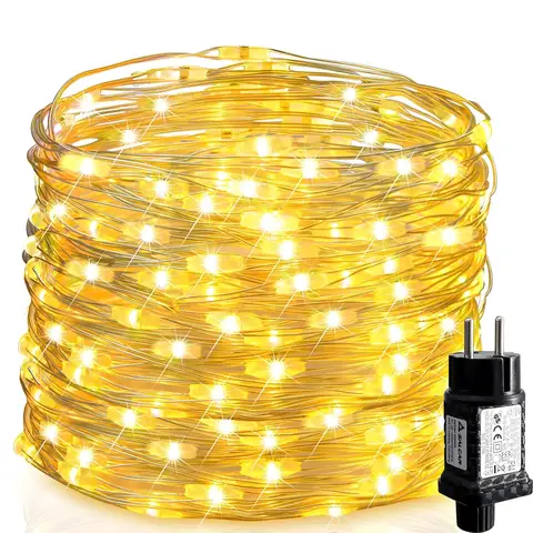 led draht lichterkette mini kurz 1m mit batterie