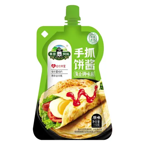 Caoyuanama Hand-Pulled Pancake Sauce Original Flavor 110g
