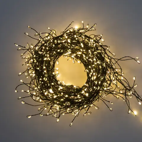 Christmas Workshop 3M 480 Micro LED Green Cluster String Light - WW