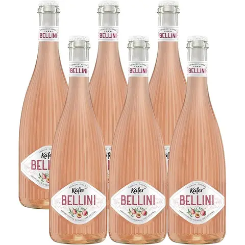 KÄFER Bellini Pfirsich, aromatisierter weinhaltiger Cocktail, 6x0.75L