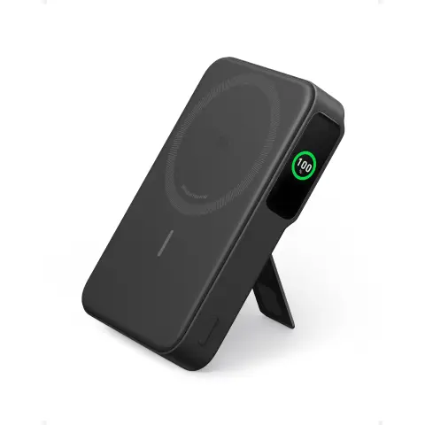 Anker MagGo Power Bank Slim, 10,000mAh, Wireless Charger, Black