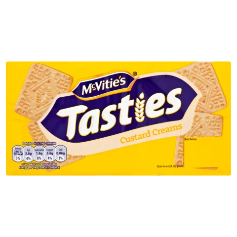 Mcvitie's Tasties Custard Creams Biscuits 300G