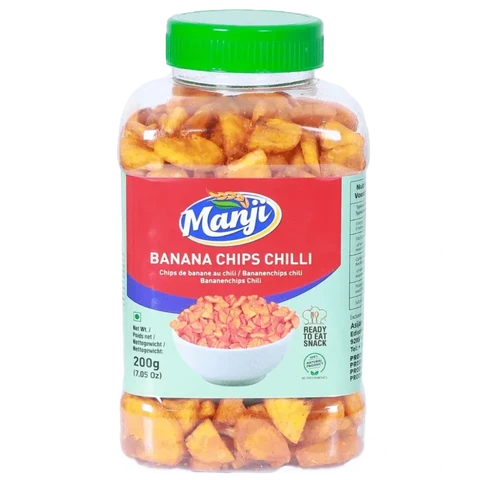 Manji Snacks Bananenchips Chili 250 g
