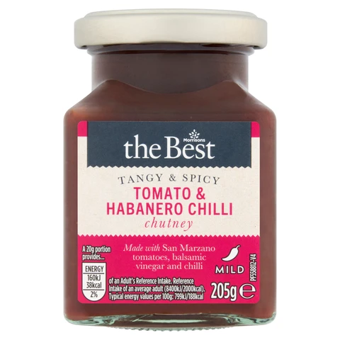 Morrisons The Best Tomato & Habanero Chilli Chutney 205g